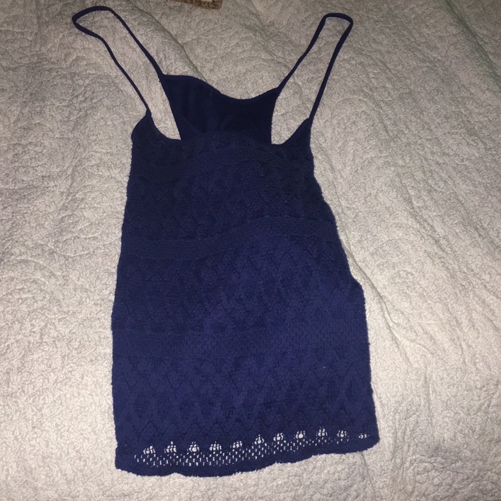 Hollister Tank Top- Navy Blue